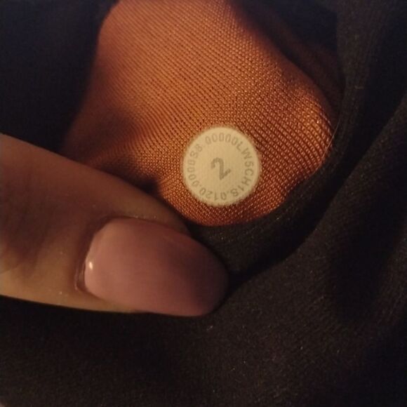 Lululemon Mapped Out High Rise Tight Black Brick Orange patterned leggings 2 - Picture 11 of 13